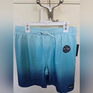 Hurley Ombre Blue Swim Trunks Boy's